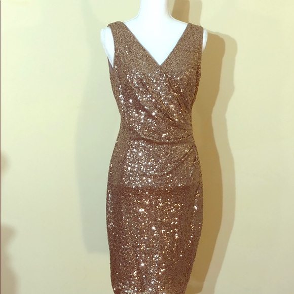 ralph lauren glitter dress